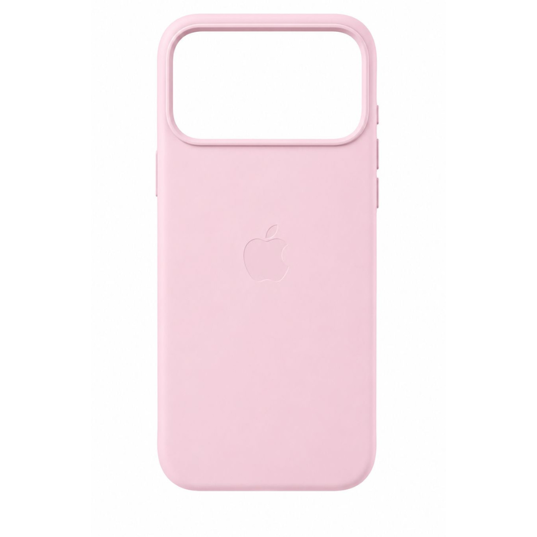 Estuche Iphone 17 Pro Cuerina Rosa Pastel Con Magsafe
