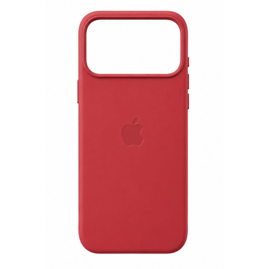 Estuche Iphone 17 Pro Cuerina Rojo Con Magsafe