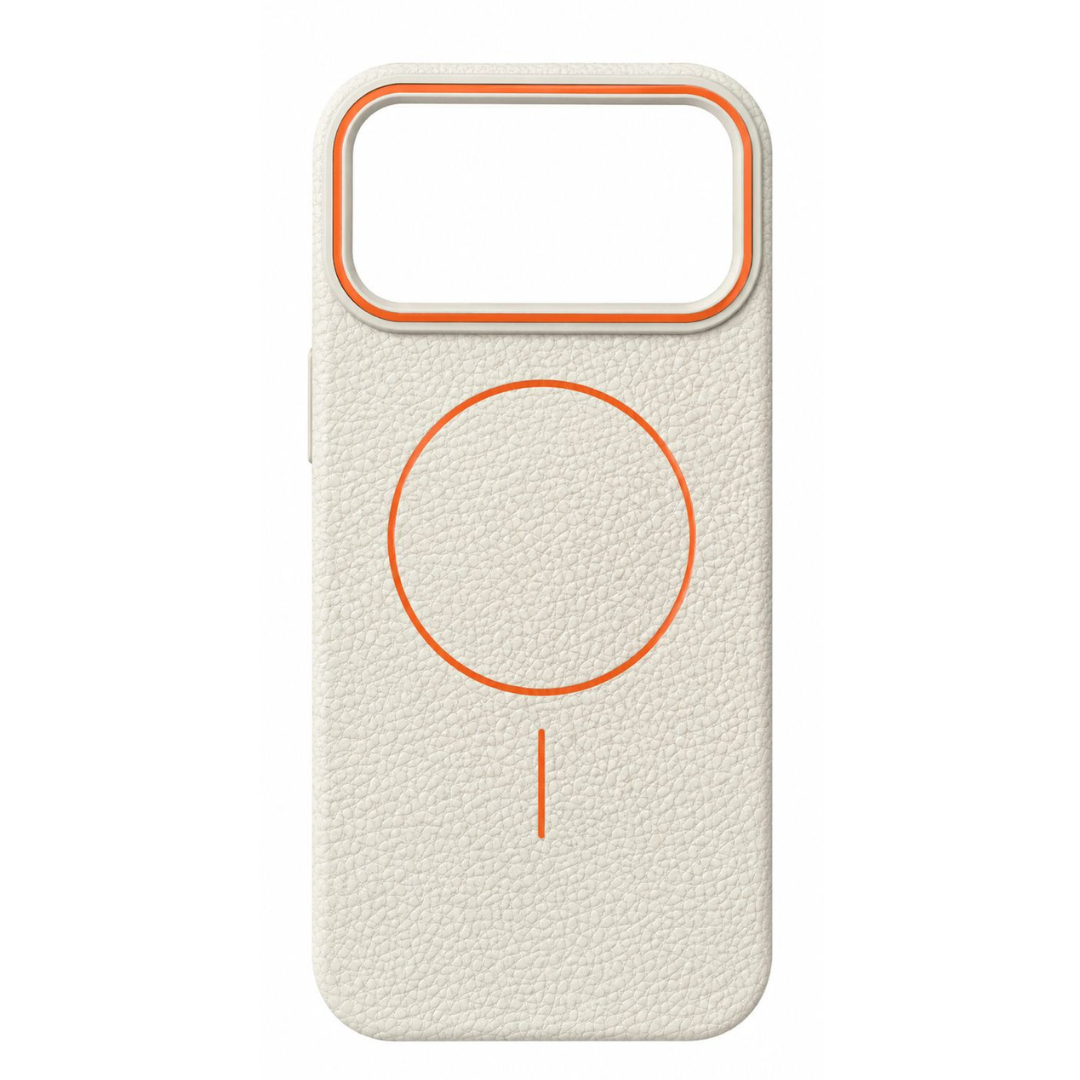 Estuche Iphone 17 Pro Max Textura Blanco Con Magsafe