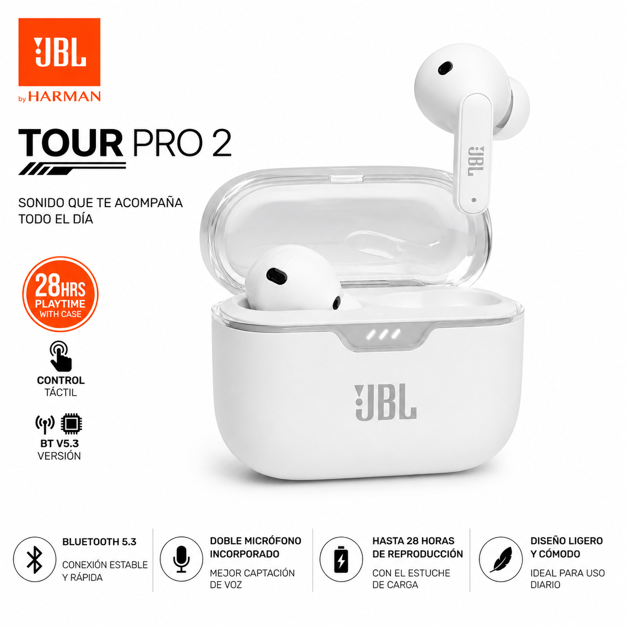 Audífonos JBL Tour Pro 2 genérico