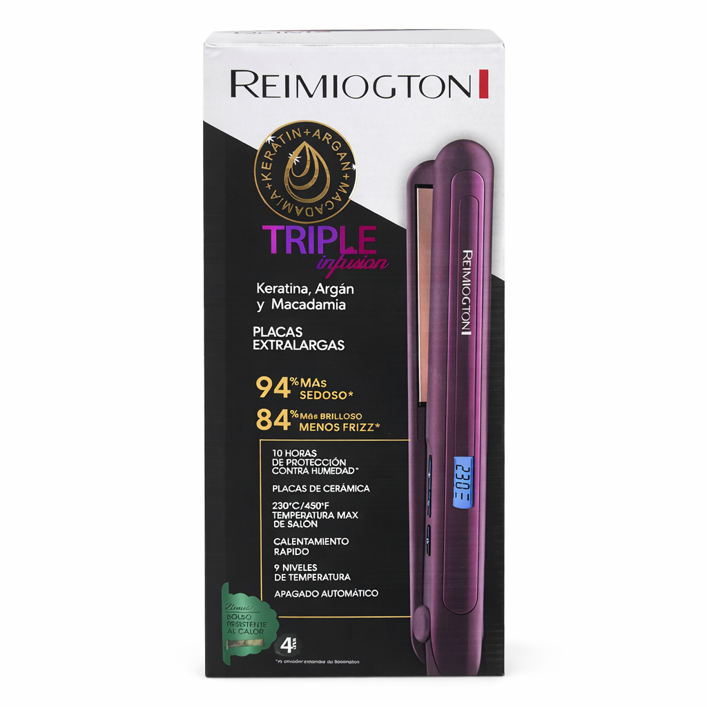 Plancha Remiogton Triple Infusion Genérico