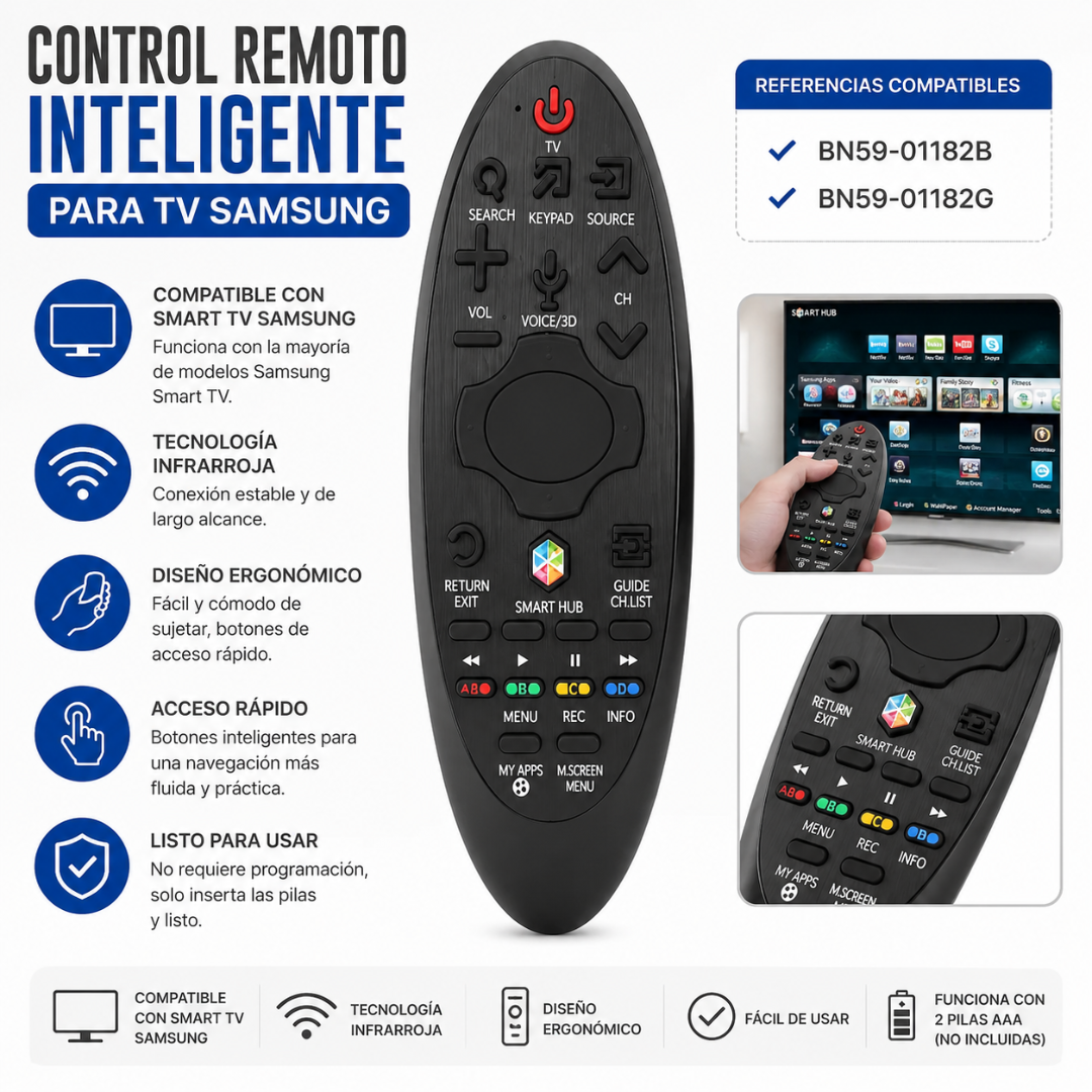 Control Remoto Inteligente para TV Samsung
