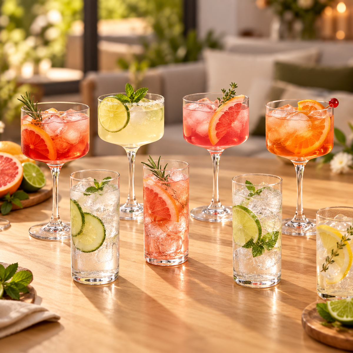 Set de Copas y Vasos 8 Piezas