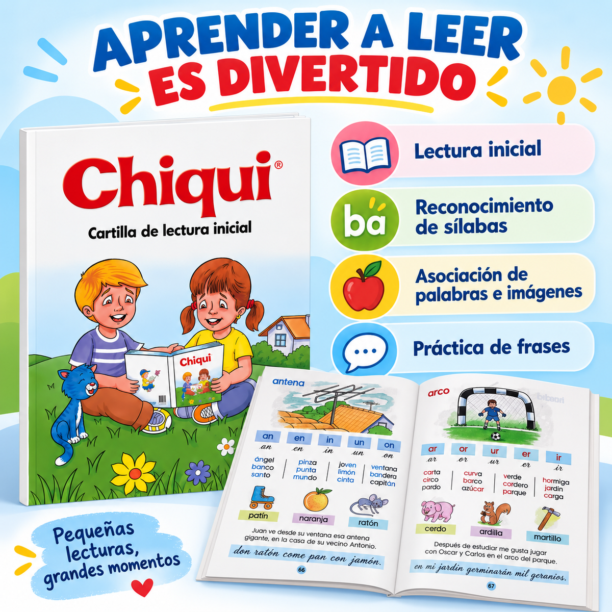 Cartilla Libro Chiqui Lectura Inicial