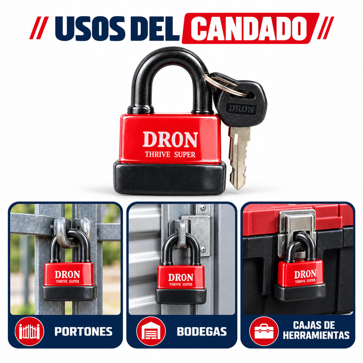 Candado 45mm Alta Seguridad
