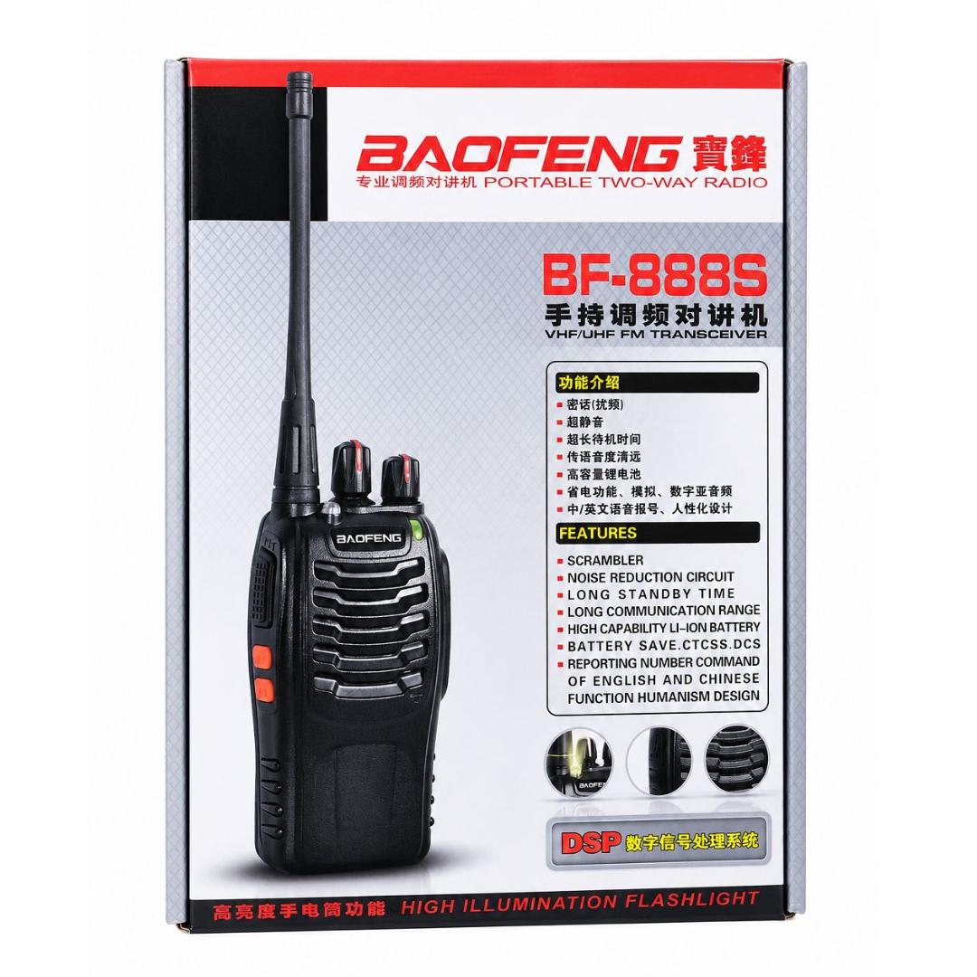 Radio Walkie Talkie Baofeng Bf-888s Rango 10km