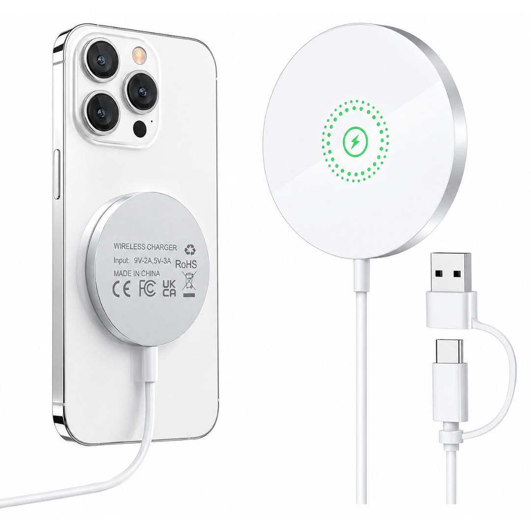 Cargador Magnético Magsafe Cable Usb Y C