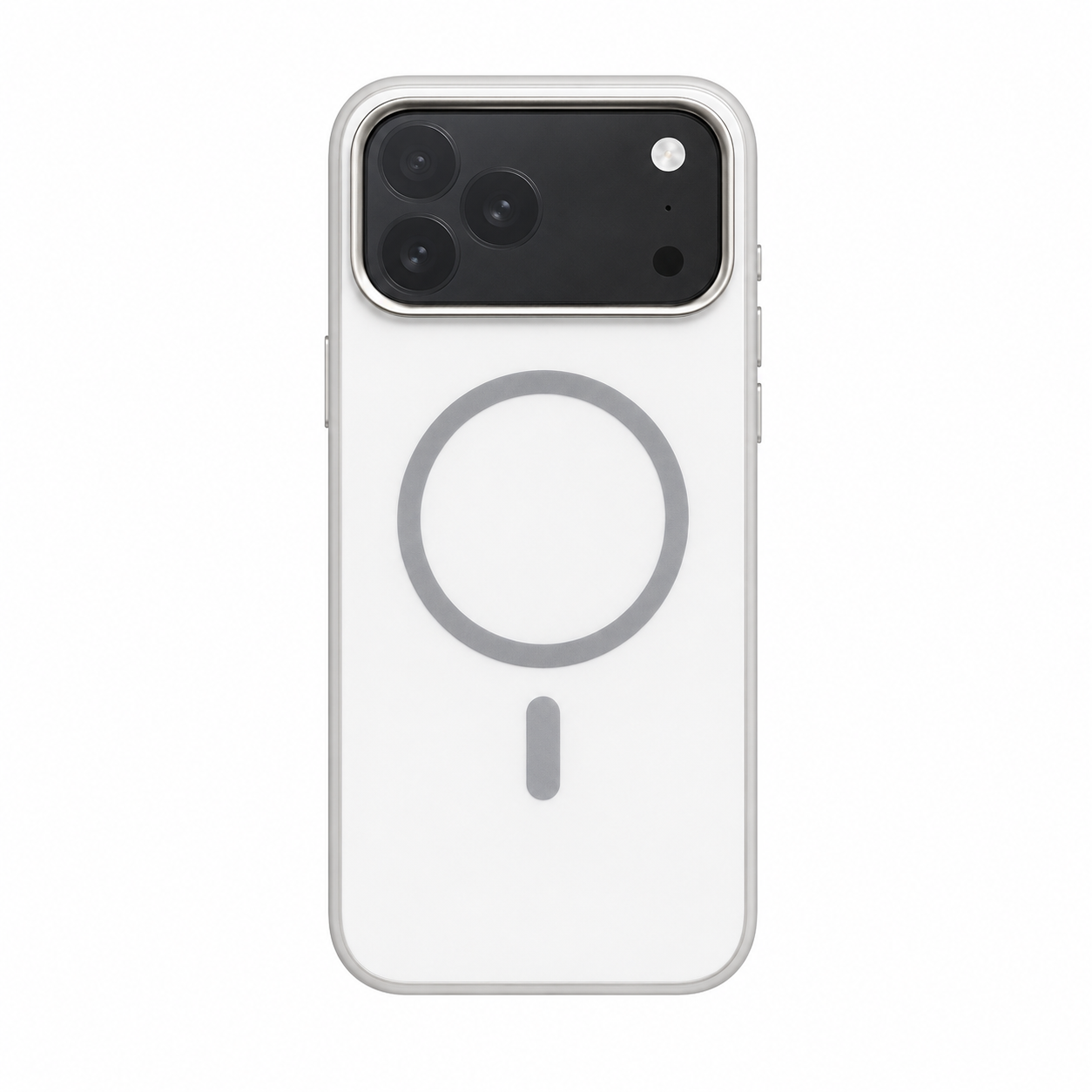 Estuche IPhone 17 Pro Max Blanco MagSafe con Borde