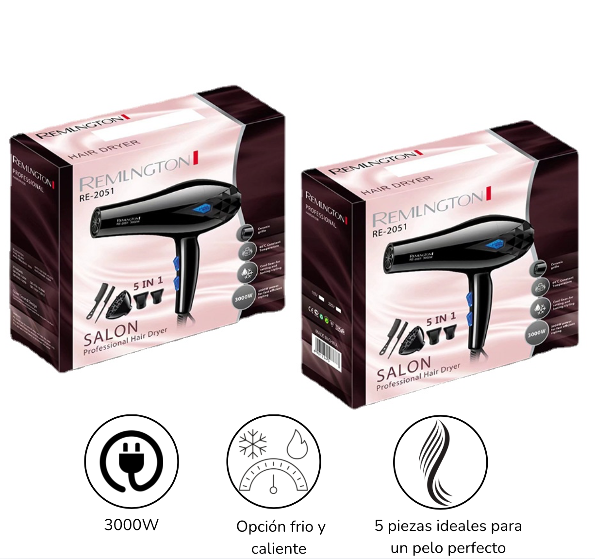 Secador de Cabello 5 en 1 Remlngton Genérico