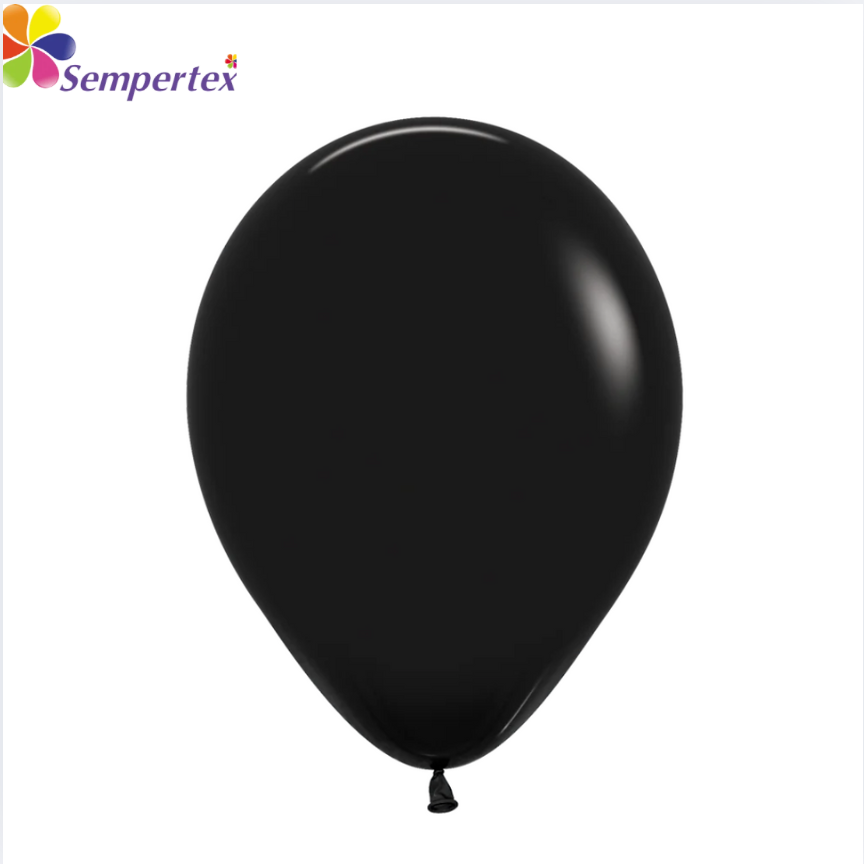 Globos Sempertex Bombas 50 Unidades Fashion Negro