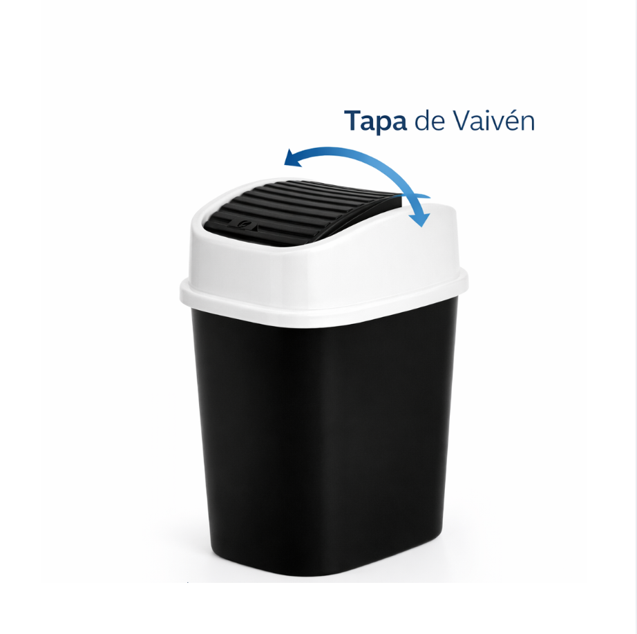 Caneca Vaivén Negra 6l