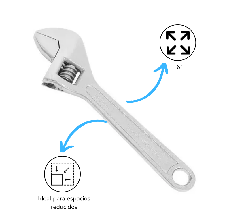 6" Adjustable Expansion Wrench