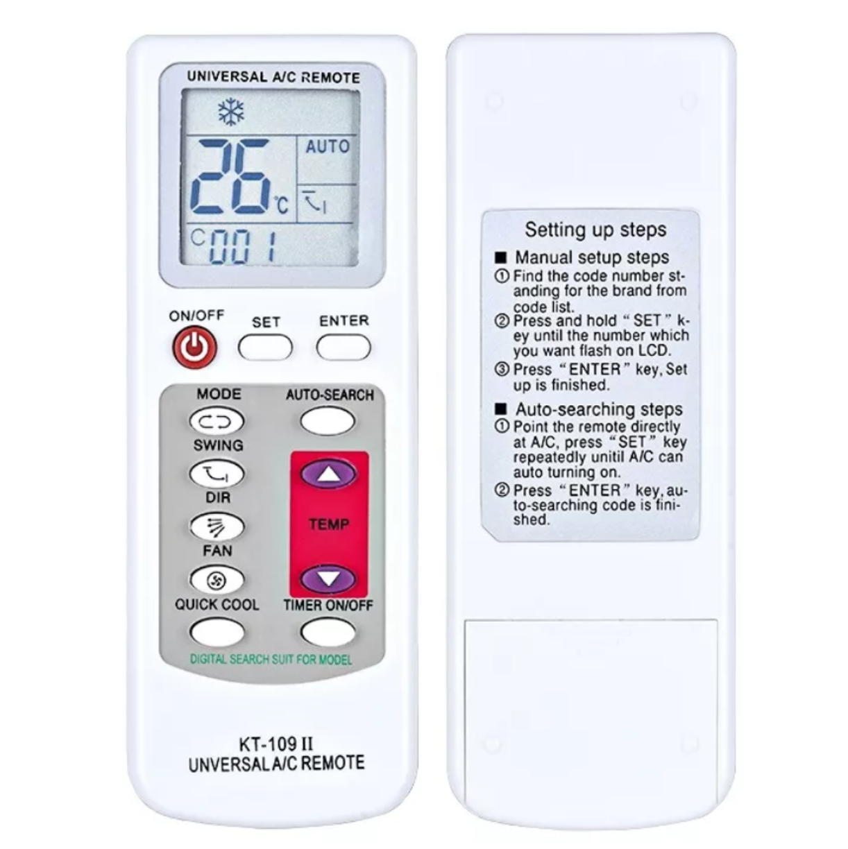 Universal Air Conditioning Control