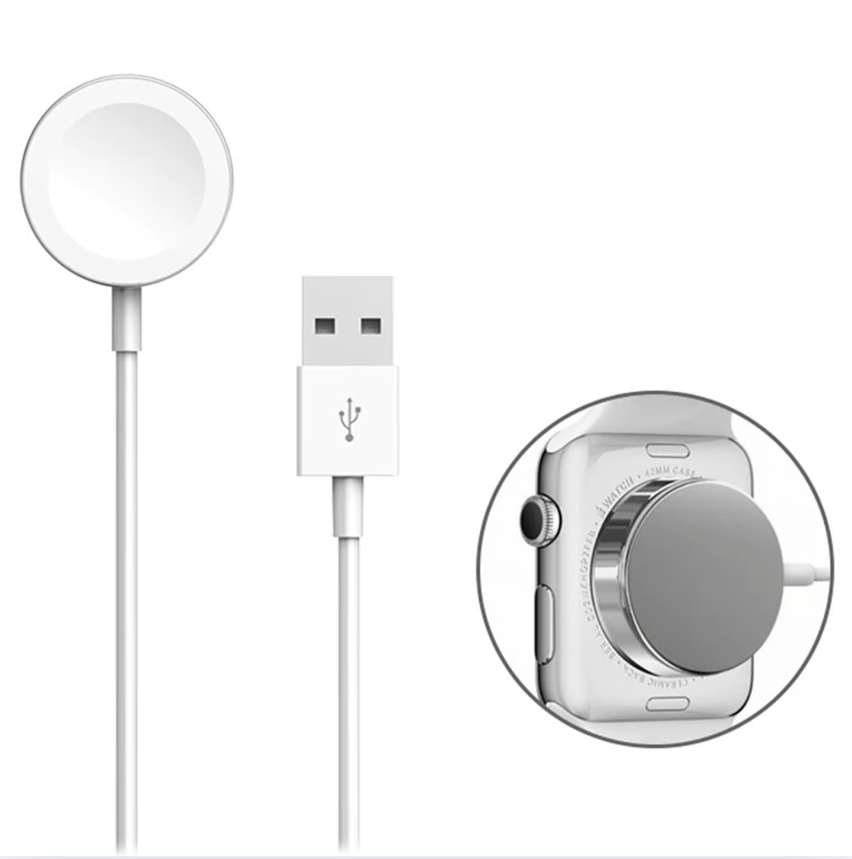 Cargador Apple Watch Tipo Usb 1m Genérico