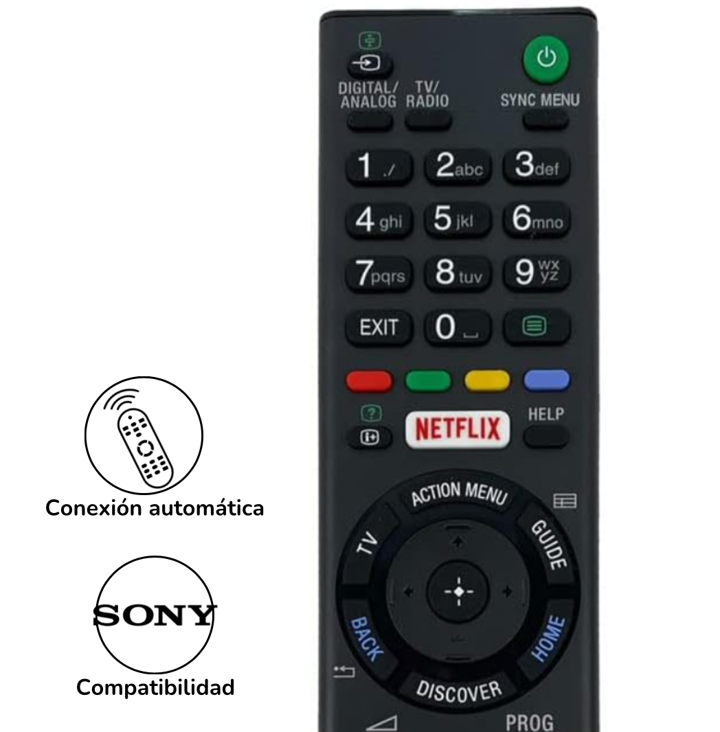 Control Remoto Smart Tv Sony Universal Genérico