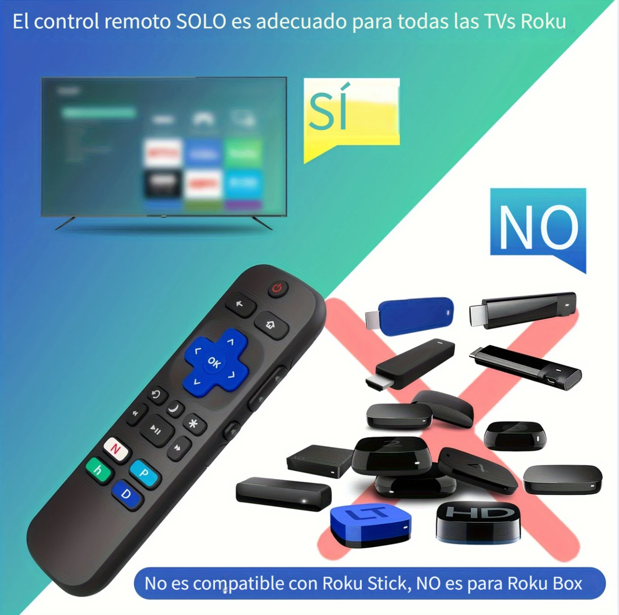 Remote Control for Roku TV
