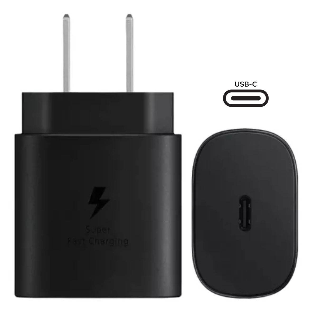 Cubo Adaptador Cargador Tipo C Samsung Carga Rapida 25w Generico