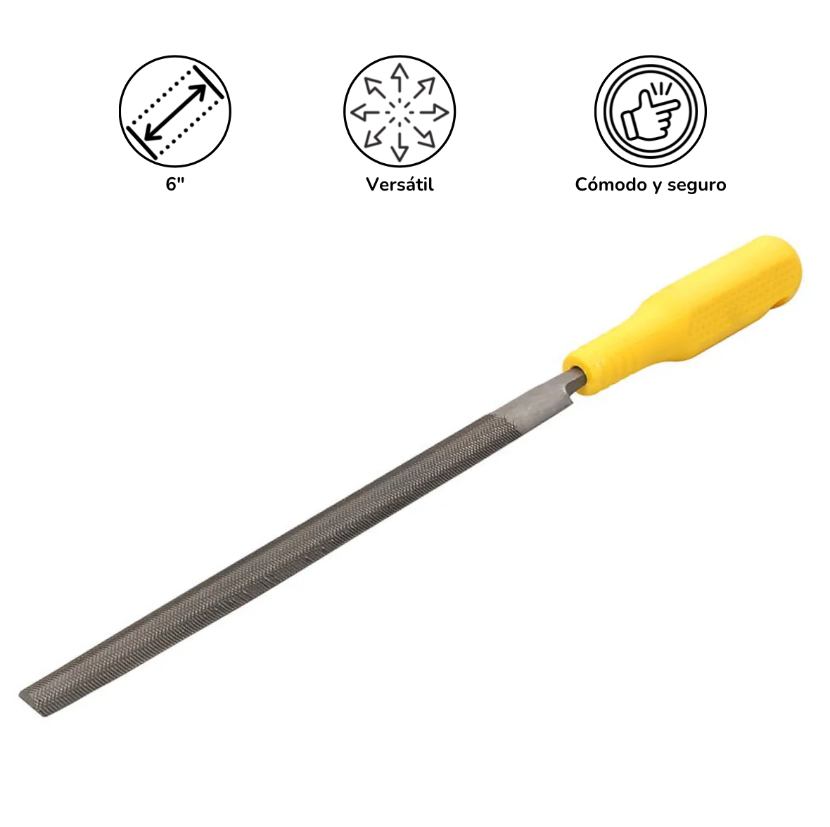 6" Half Round File