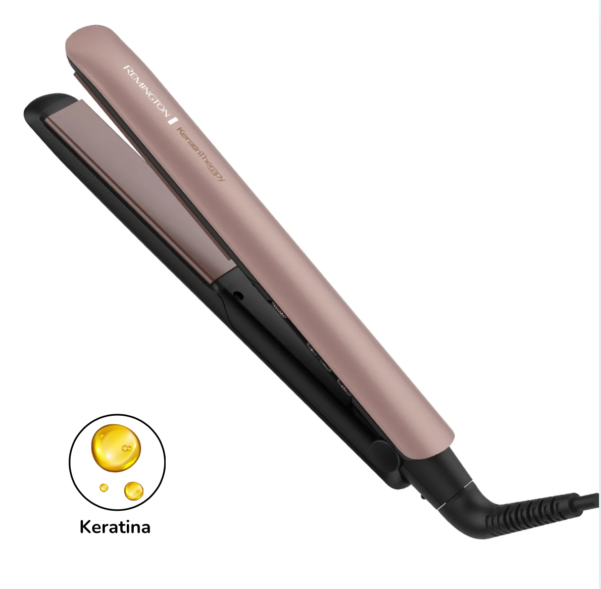 Plancha Remington Keratin Therapy Organ Oil genérica