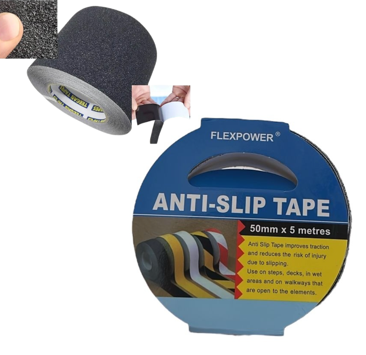 Black Anti-Slip Tape 5m