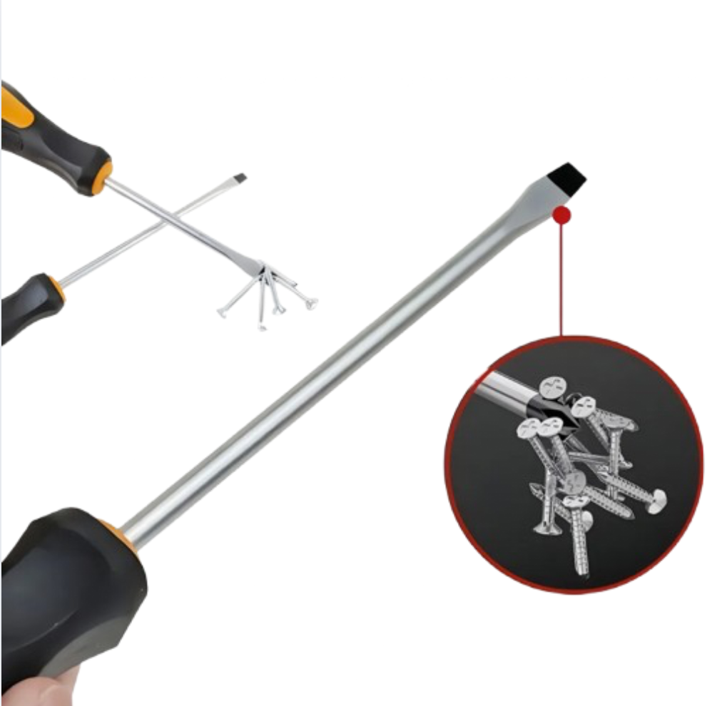 Juego Desarmadores O Destornilladores X2 (en Pala Y En Estrella), 1/4x4, Mango Comfort Grip