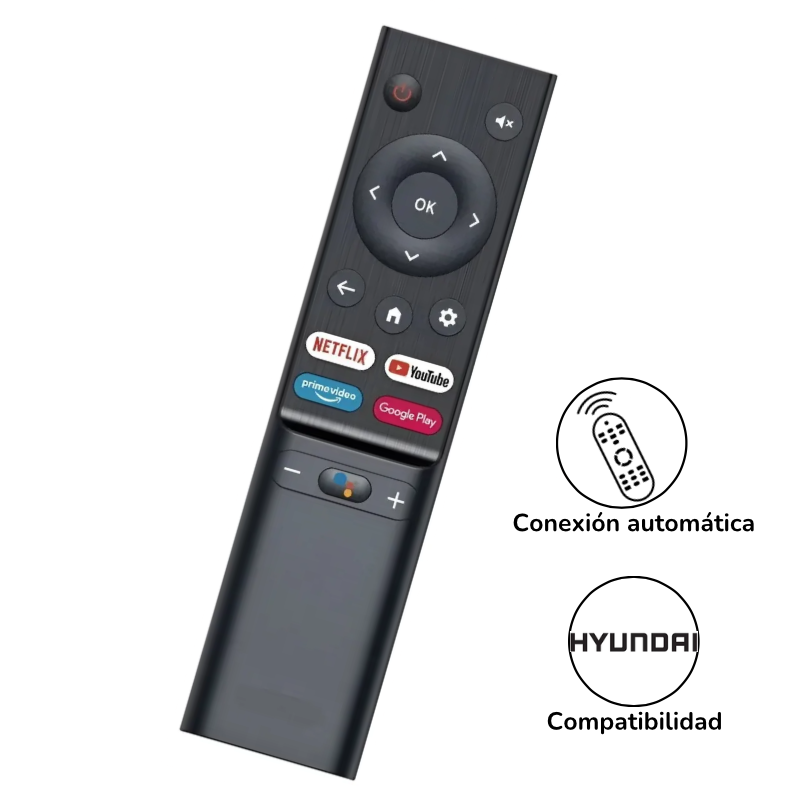 Control Remoto Hyundai Con Smart Tv Sin Voz