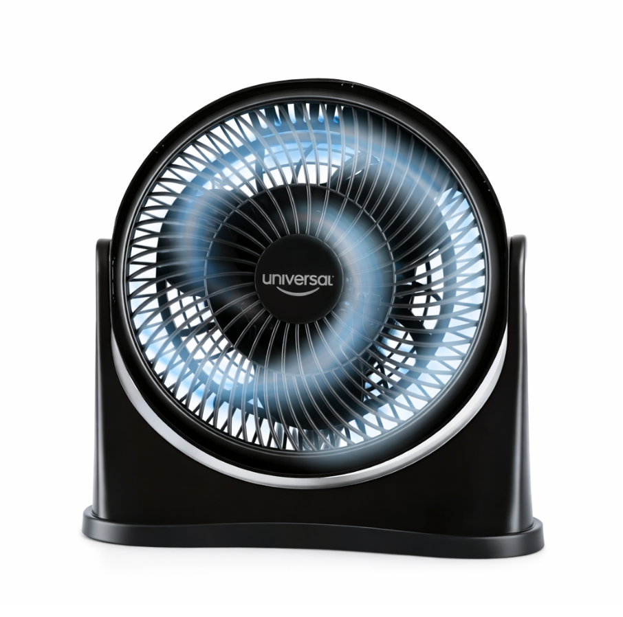Ventilador de Mesa Universal 8" Negro