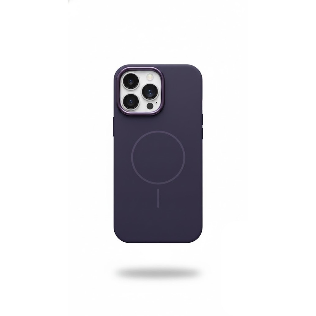 Estuche iPhone 16 Pro Max Premium MagSafe con Protección de cámara Morado