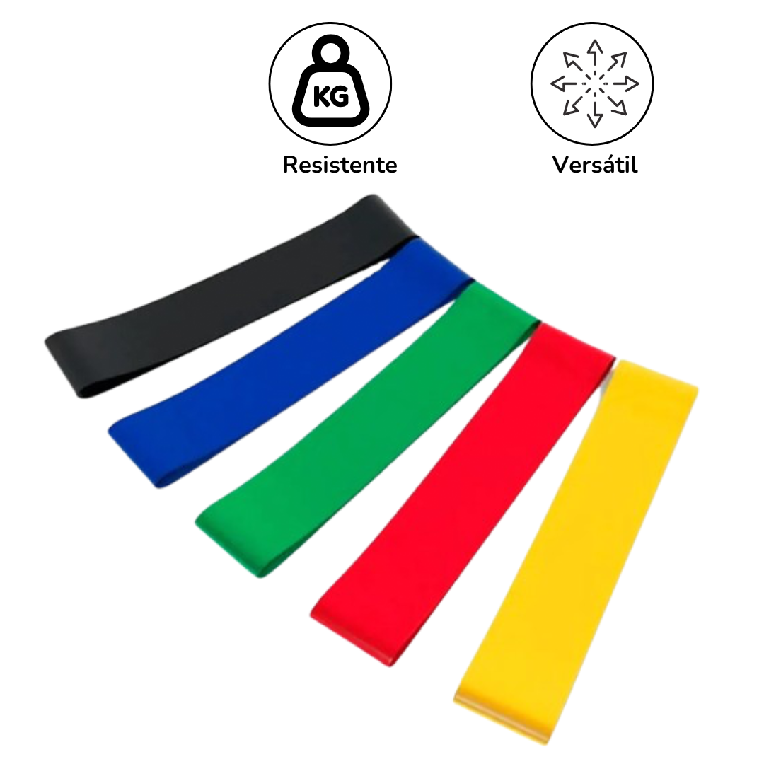 Bandas Elásticas De Resistencia Gimnasio x 5
