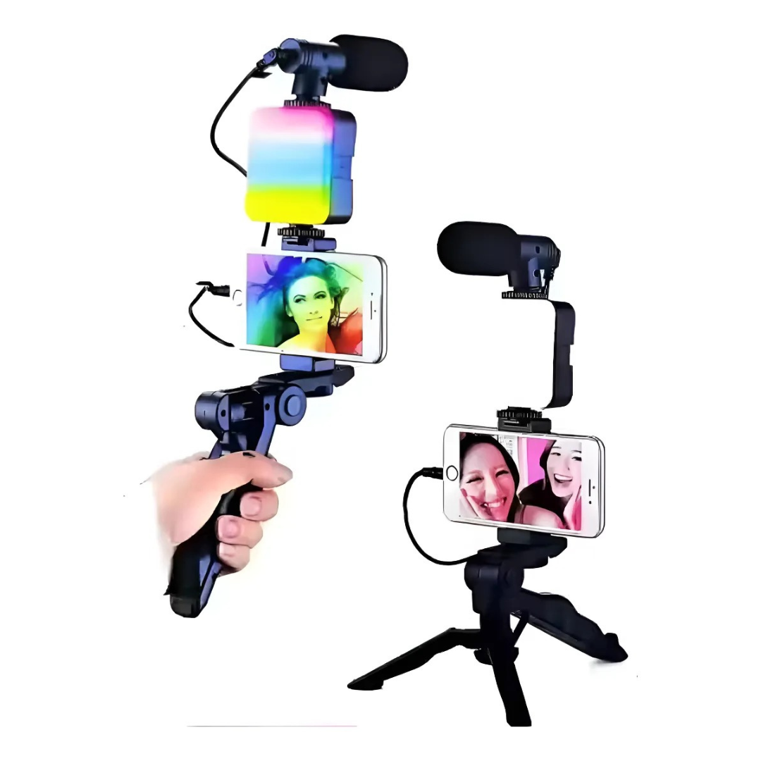 Kit Video Estabilizador Trípode Soporte Celular