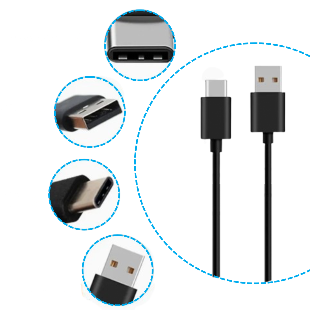 Android USB A Type C Cable Charger