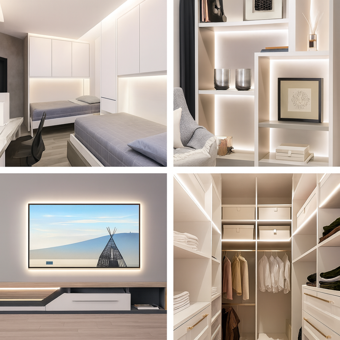 Cinta Led Blanca Fría 5 Metros Con Usb