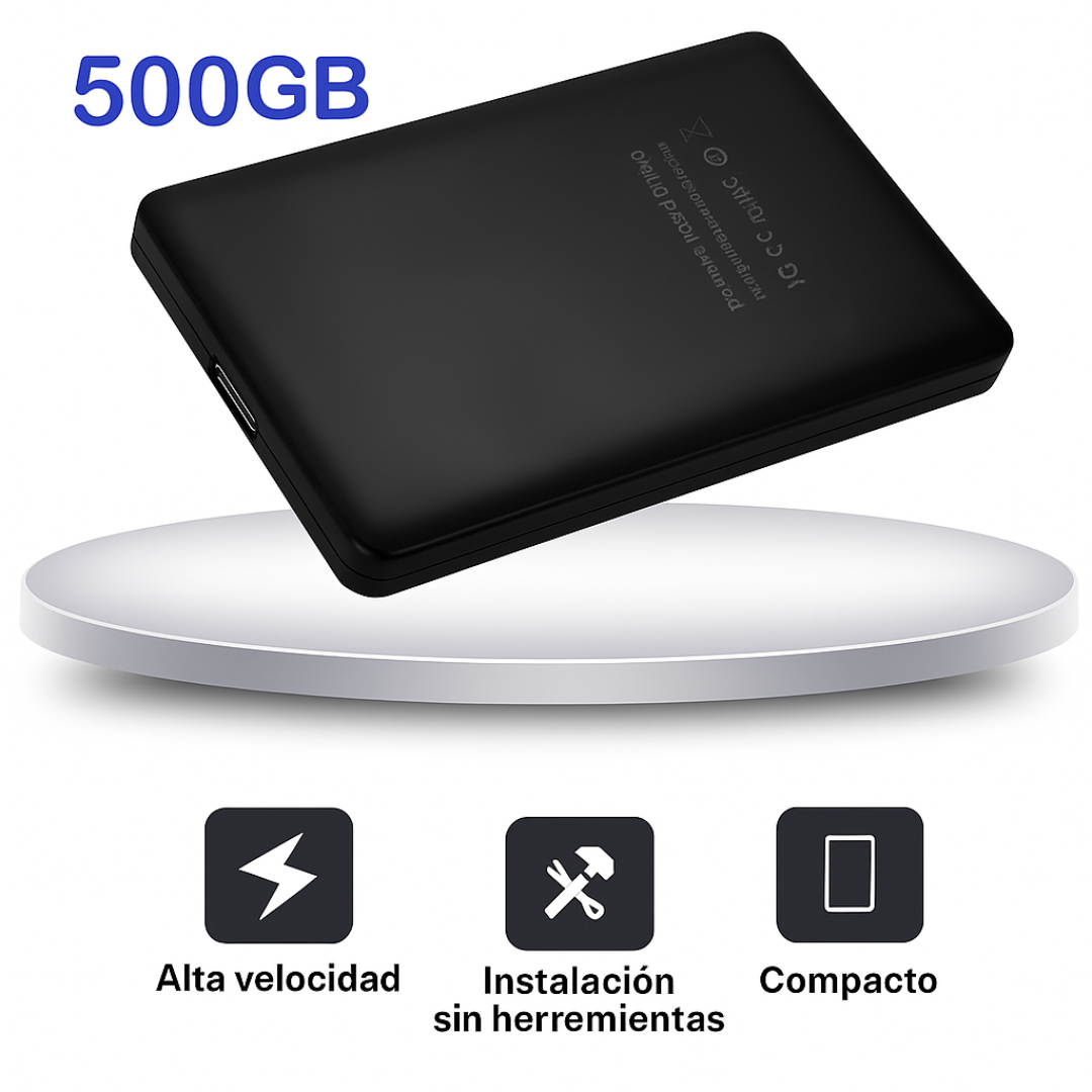 Disco Duro Externo Portátil 500gb Usb 3.0