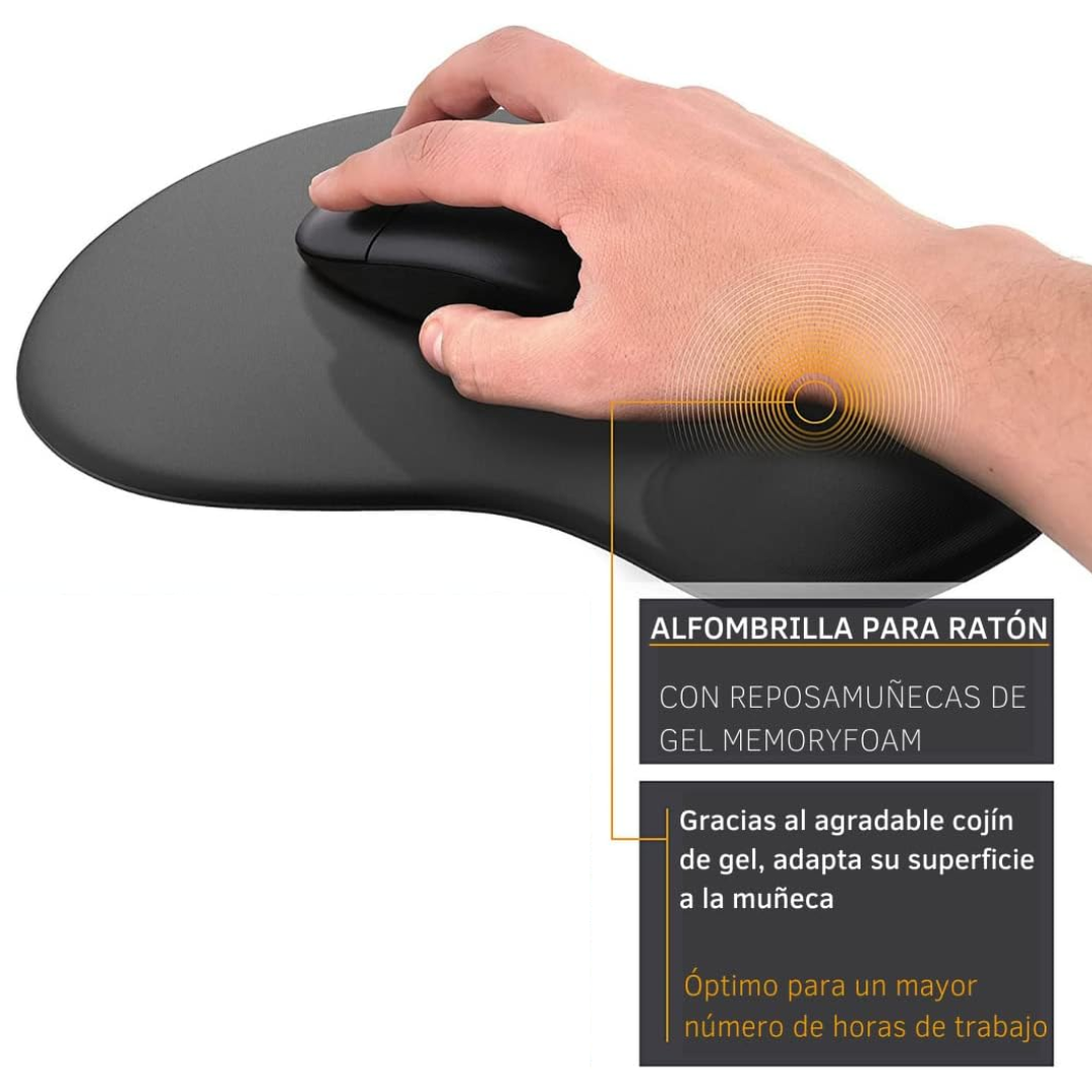 Mouse Pad Gel Soporte De Muñeca