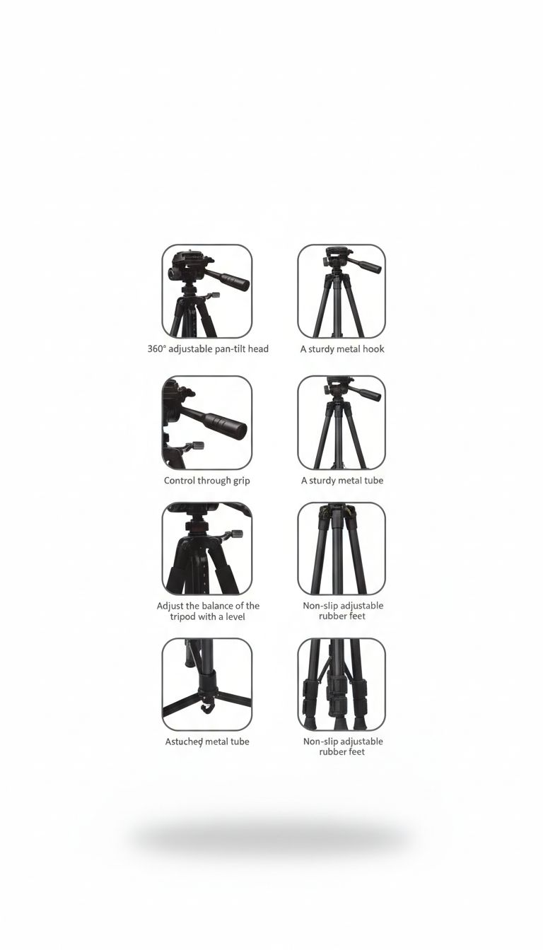 Trípode Profesional Camara Y Celular 168cm