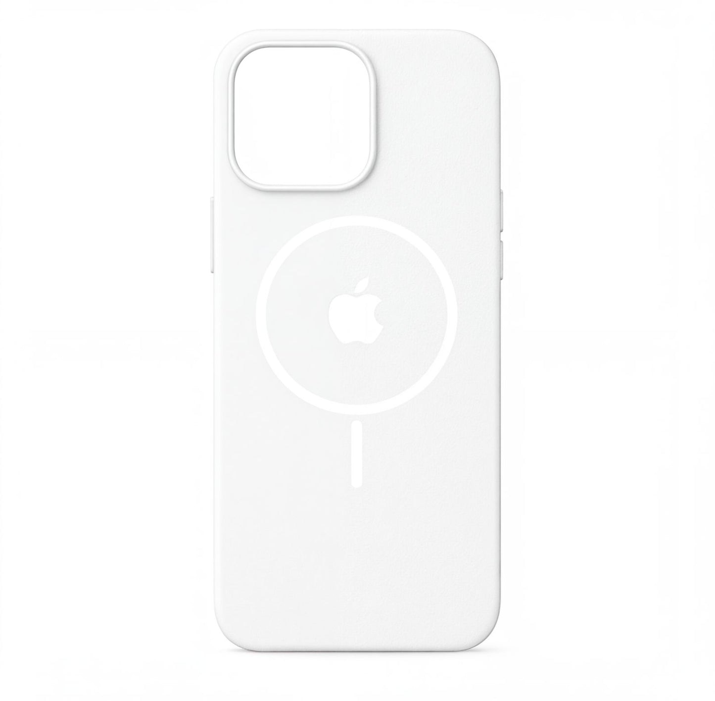 Estuche Silicona Magsafe Iphone 15 Pro Max Blanco