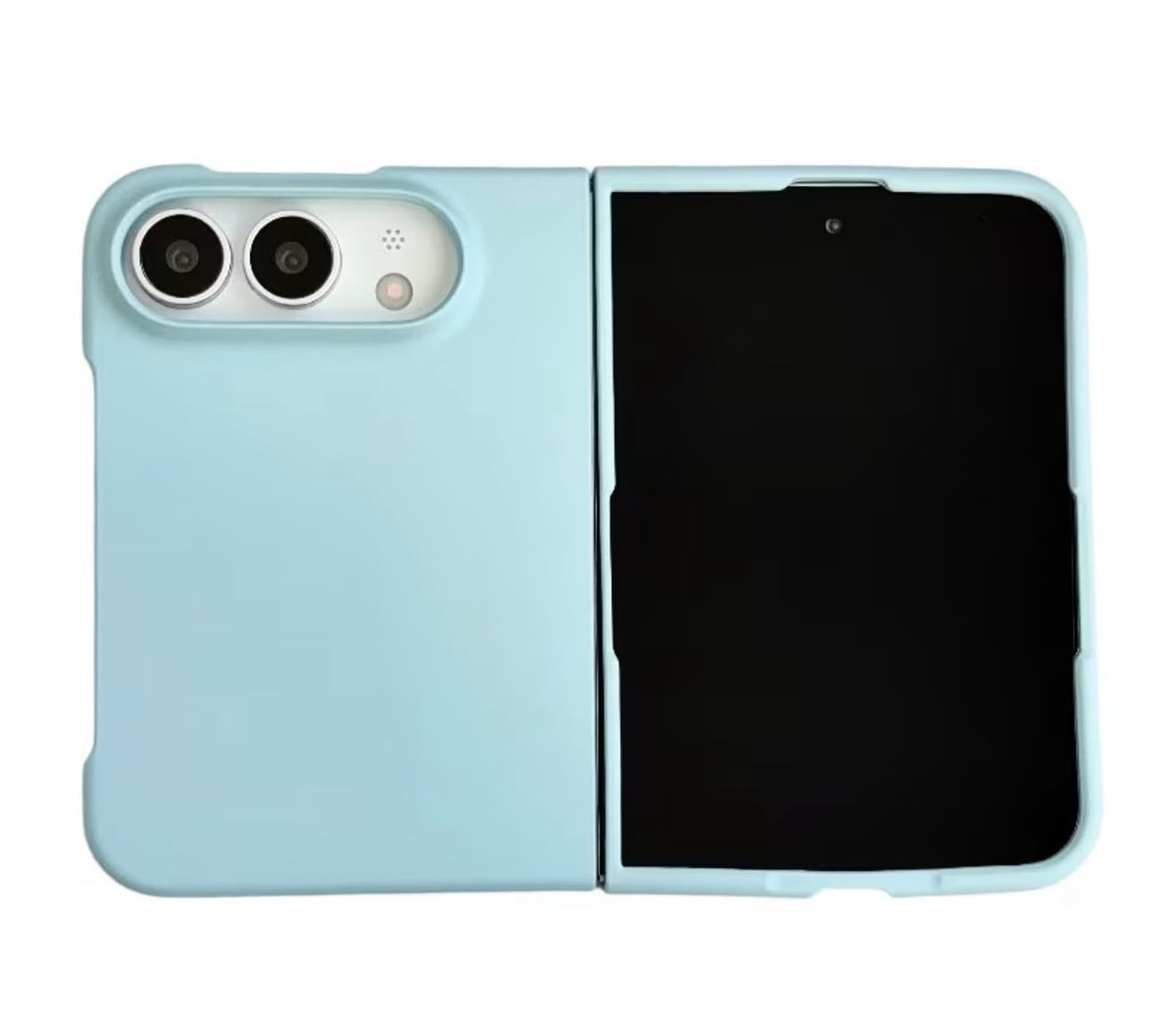 Estuche Iphone Dúo Iphone Fold Silicona Azul