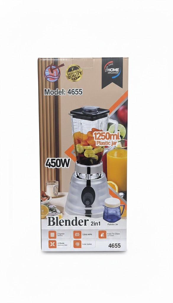 Licuadora 2 en 1 1250ml