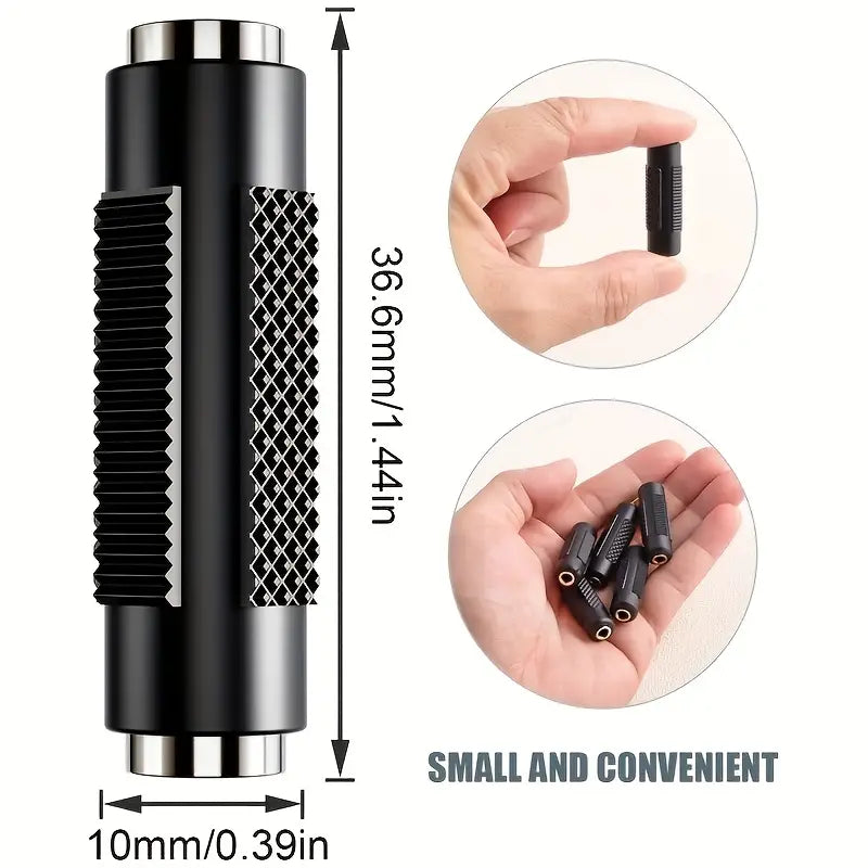 Adaptador Unión Empalme De Plug 3.5mm