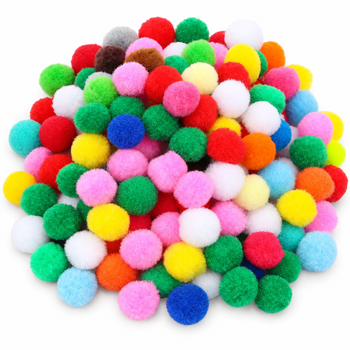 Pompones para Manualidades 20mm 100und