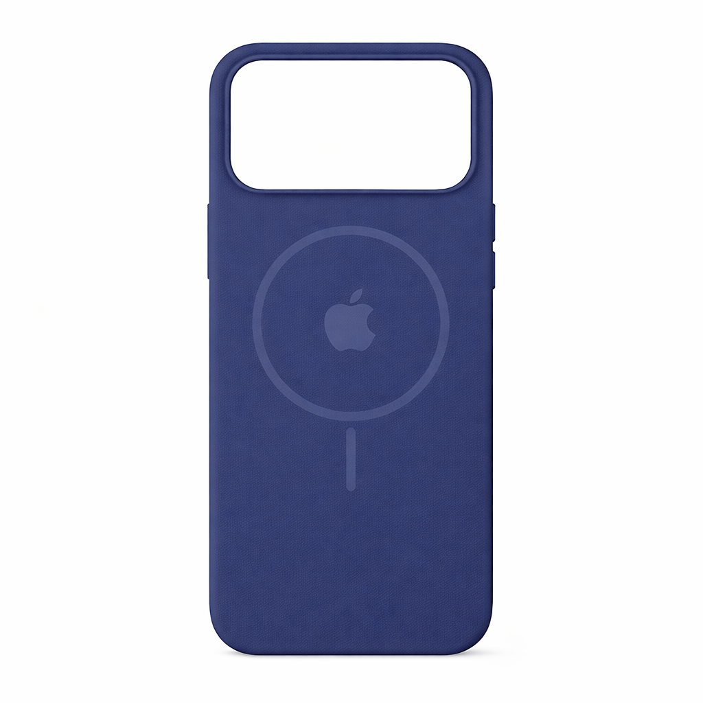 Estuche silicona MagSafe iPhone 17 pro Azul Oscuro