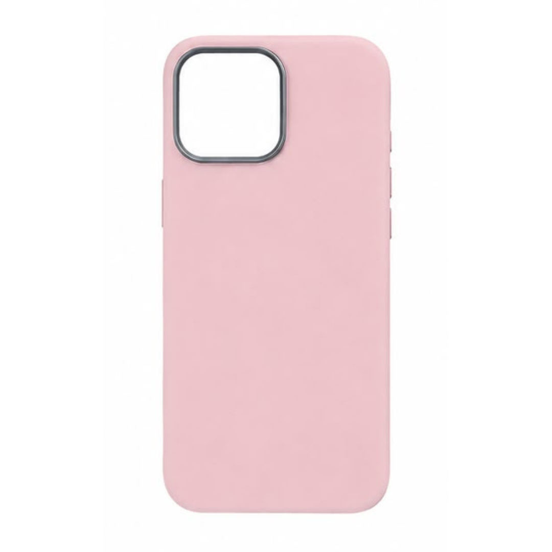 Estuche Cuerina Sencillo Iphone 16 Pro Max Rosado