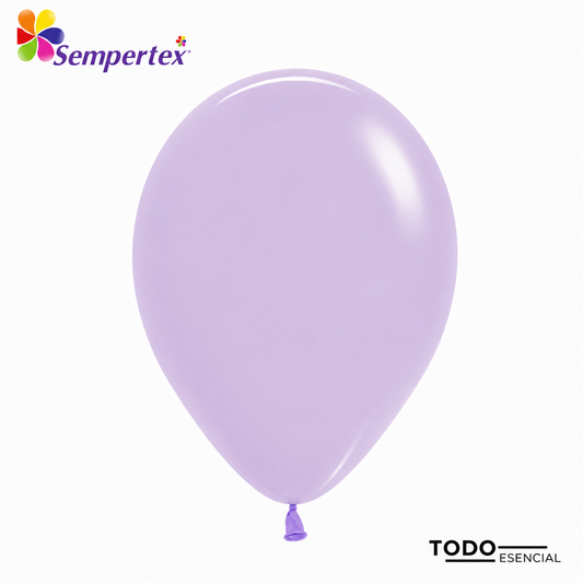 Globos Sempertex Bombas 50 Unidades Pastel Mate Lila