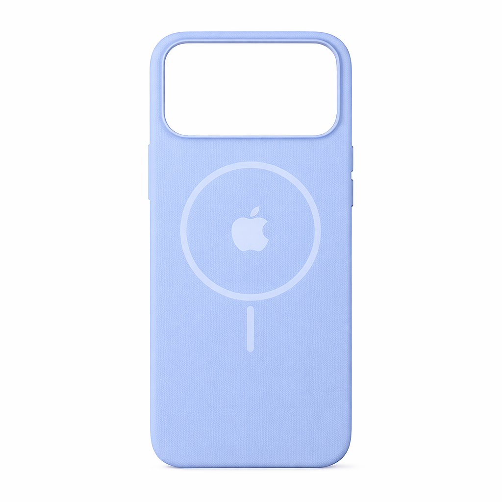 Estuche silicona MagSafe iPhone 17 pro Azul Claro