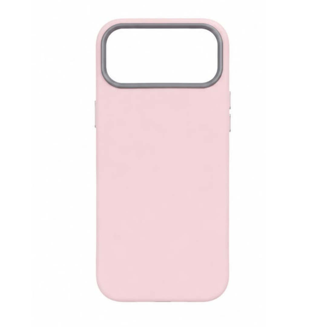 Estuche Cuerina Sencillo Iphone 17 Pro Max Rosa