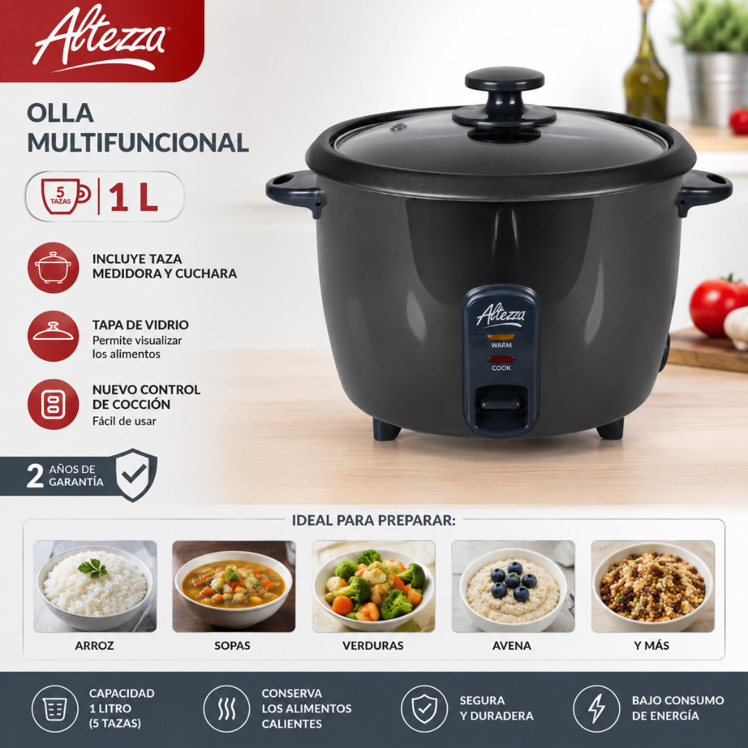 Olla Arrocera 1L 5 Tazas Altezza