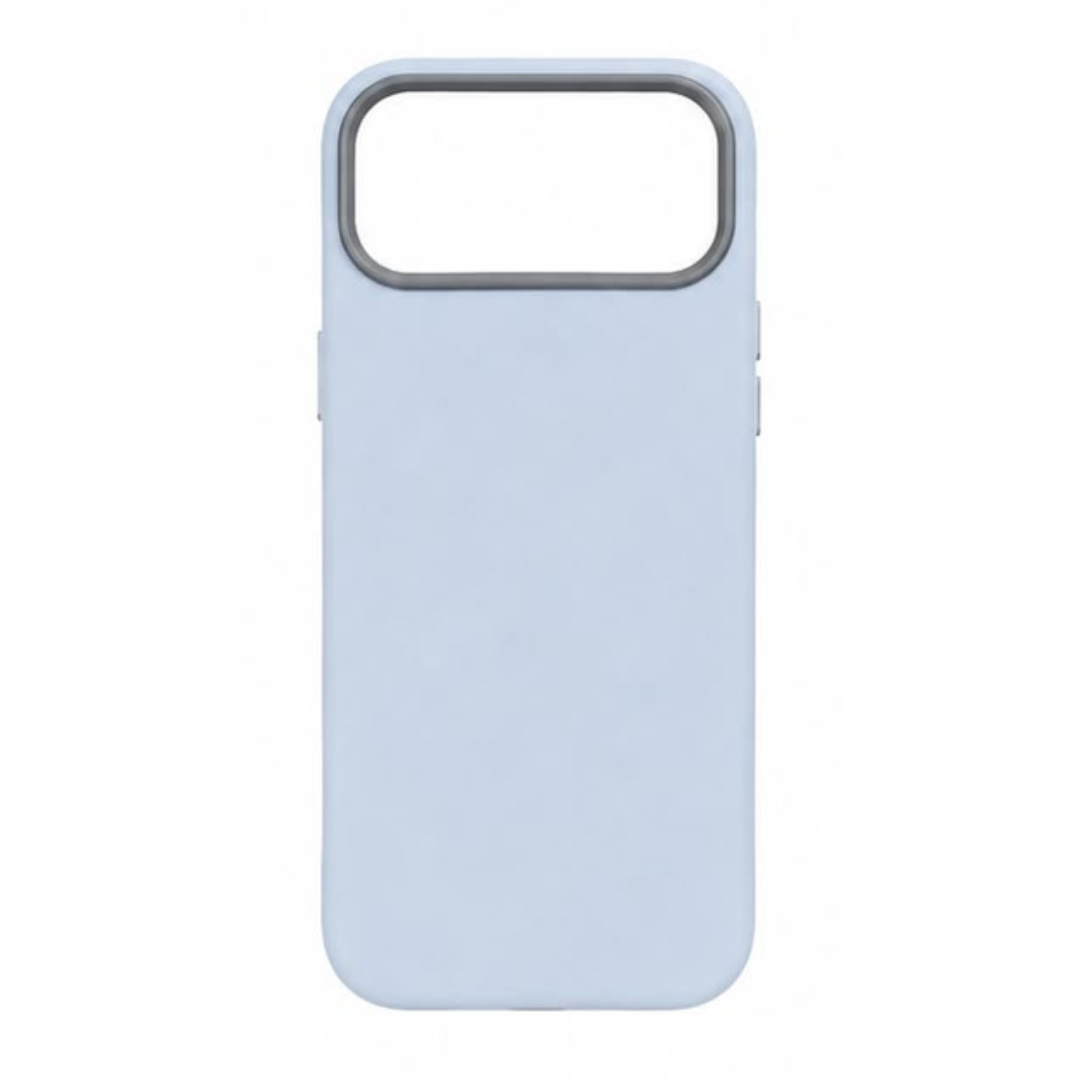 Estuche Cuerina Sencillo Iphone 17 Pro Max Azul