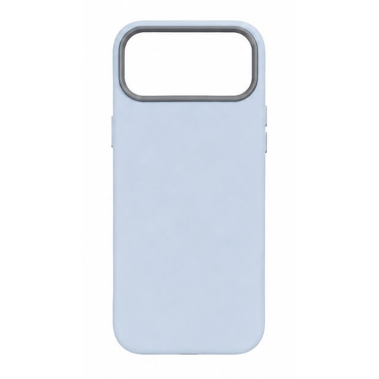 Estuche Cuerina Sencillo Iphone 17 Pro Max Azul