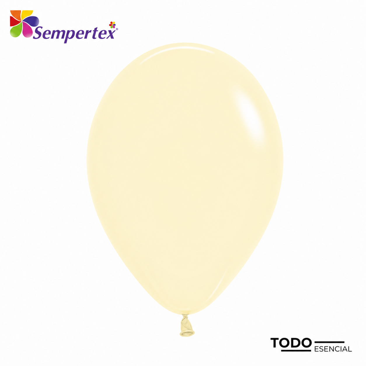 Globos Sempertex Bombas 50 Unidades Pastel Mate Amarillo