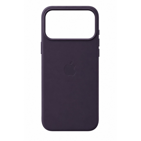 Estuche Iphone 17 Pro Cuerina Morado Oscuro Con Magsafe